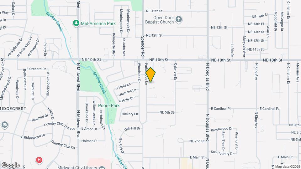 1304 Pinewood Ct Mapa y Detalles de la Ubicación