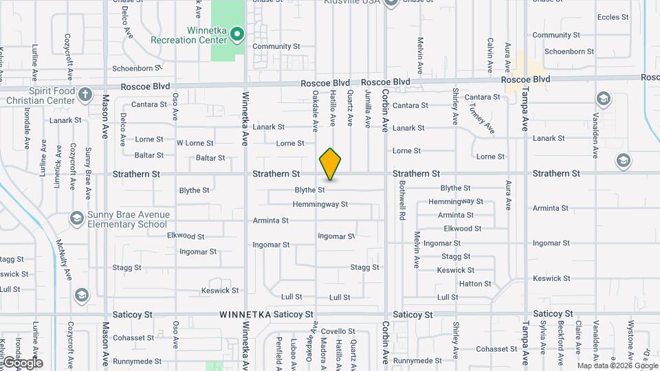 19833 Blythe St Mapa y Detalles de la Ubicación