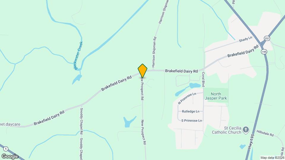 1525 New Prospect Rd Map and Location Details