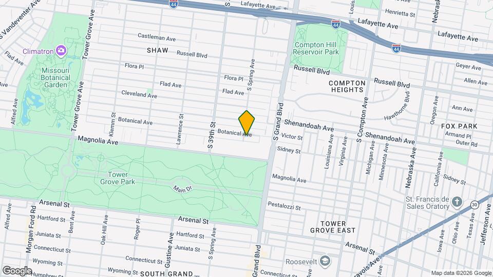 3666 Botanical, Unit 1st Floor Mapa y Detalles de la Ubicación