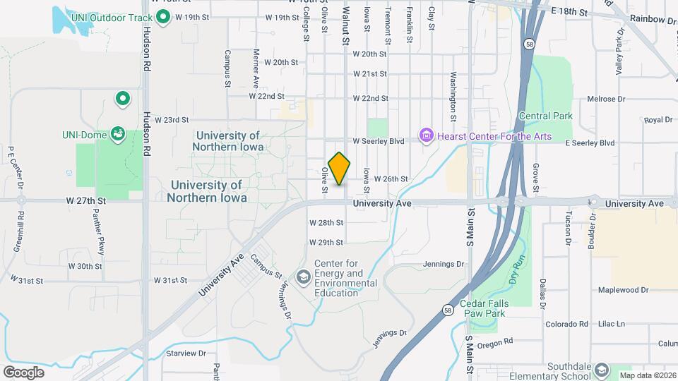 2615 Walnut St, Unit #81 Map and Location Details