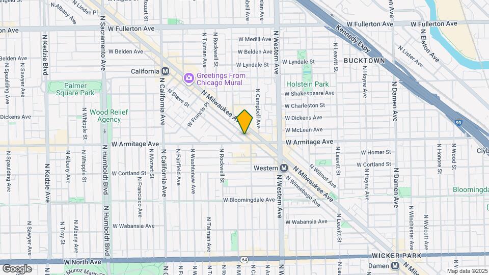 2009 N Bingham St, Unit #1 Map and Location Details