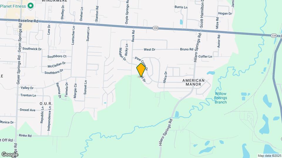 4303 Arehart Dr Map and Location Details