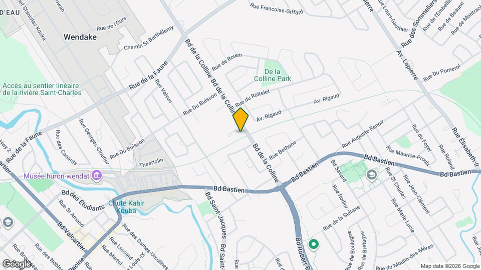 11459 De La Colline Boul Map and Location Details