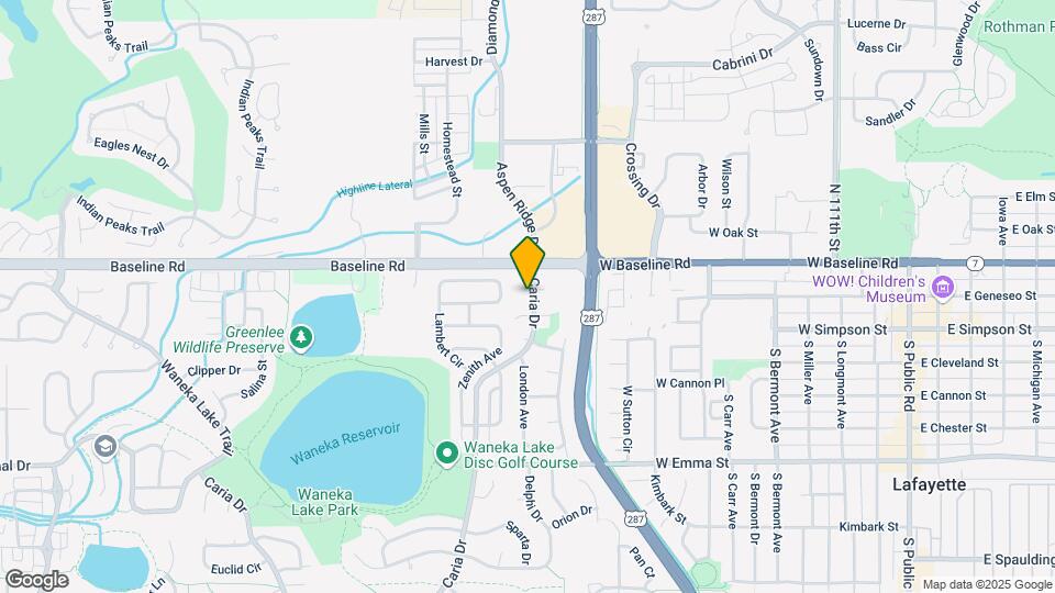 205 W Cornwall Ct Map and Location Details