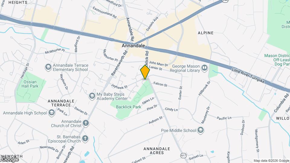 7207 Jayhawk St Map and Location Details