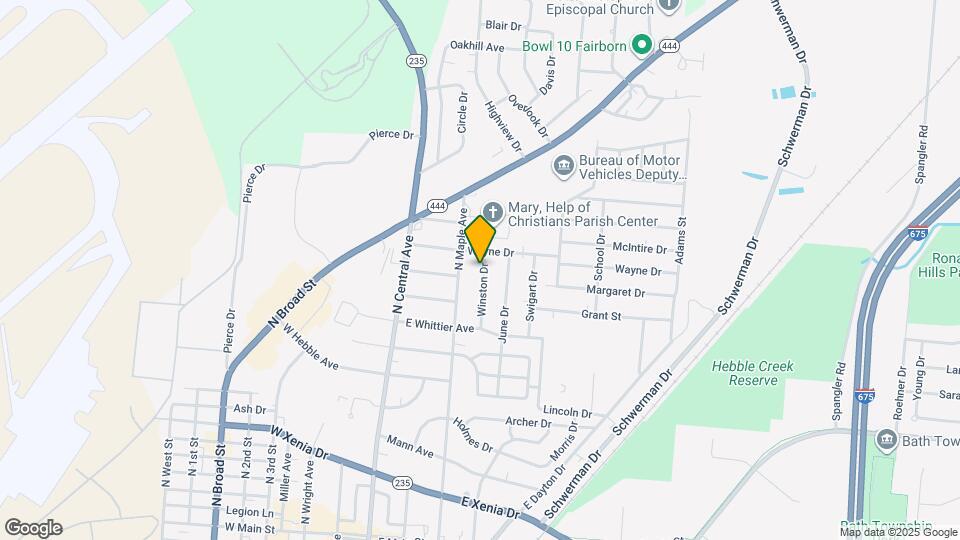 807 Winston Dr Map and Location Details