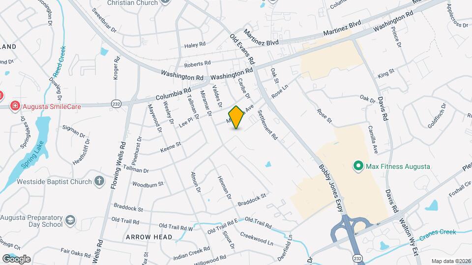 3909 Almon Dr Map and Location Details