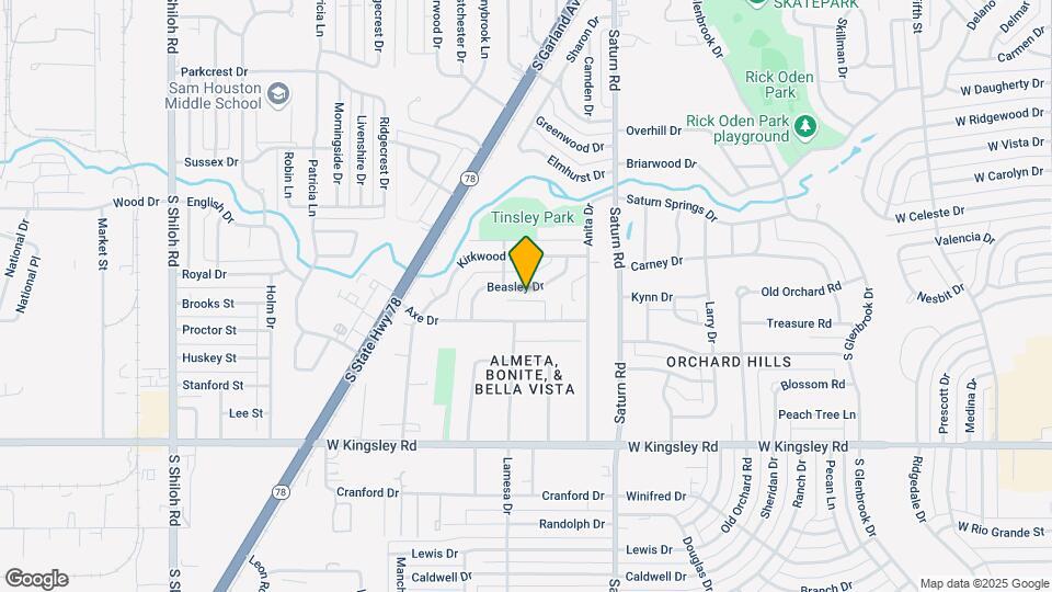 2848 Beasley Dr Mapa y Detalles de la Ubicación
