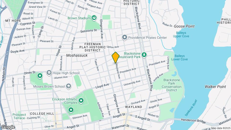 422 Wayland Ave Map and Location Details