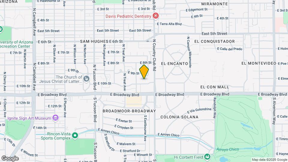 2923-2941 E 10th St Mapa y Detalles de la Ubicación