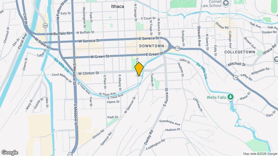 Ithaca Apartment & Laundromat Mapa y Detalles de la Ubicación