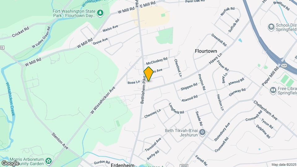 1114 Bethlehem Pike Map and Location Details
