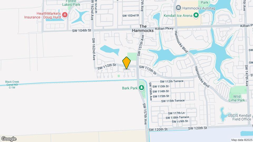 15835 SW 112th Terrace Map and Location Details
