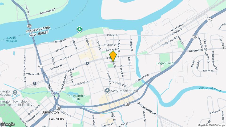 424 York St Map and Location Details