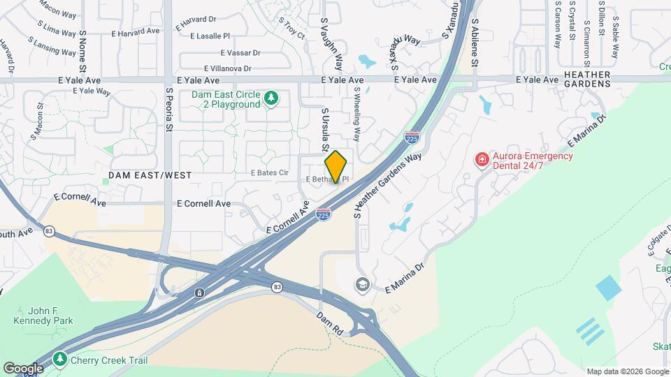 3053 S Ursula Cir, Unit 102 Map and Location Details