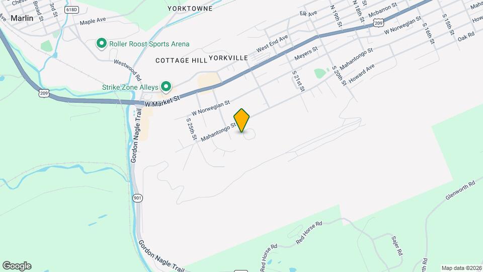 115 Mahantongo Dr Map and Location Details