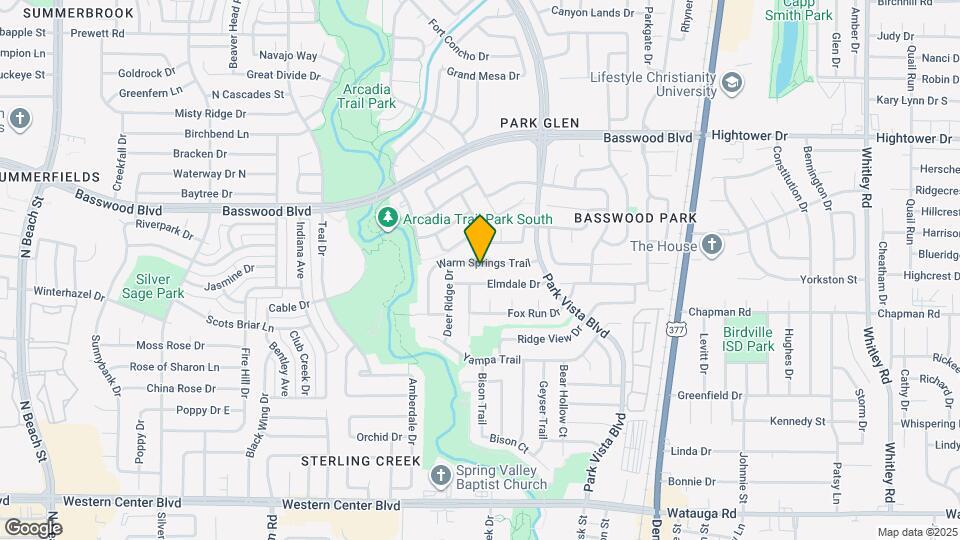 5228 Warm Springs Trail Mapa y Detalles de la Ubicación