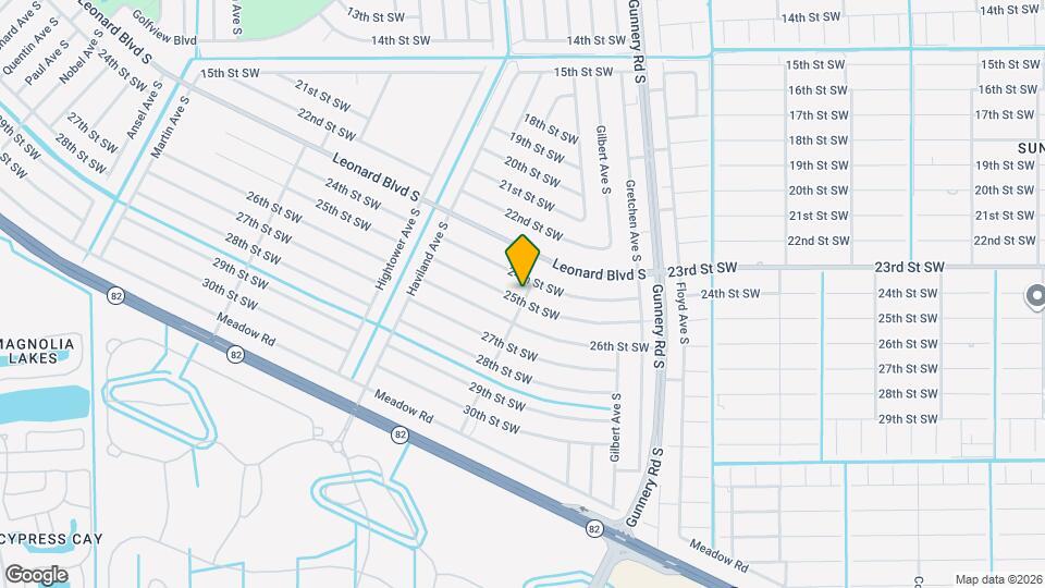 4500 25th St SW Map and Location Details