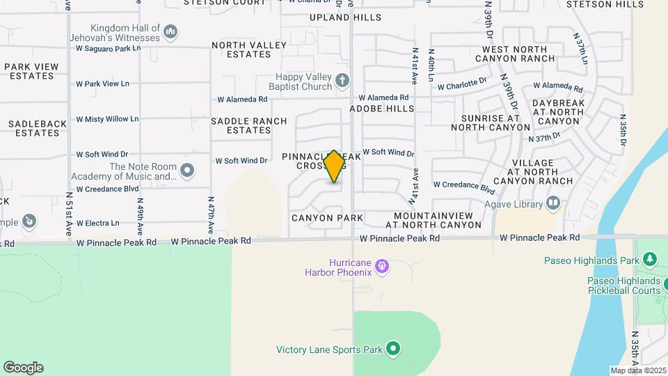 4326 W Creedance Blvd Map and Location Details