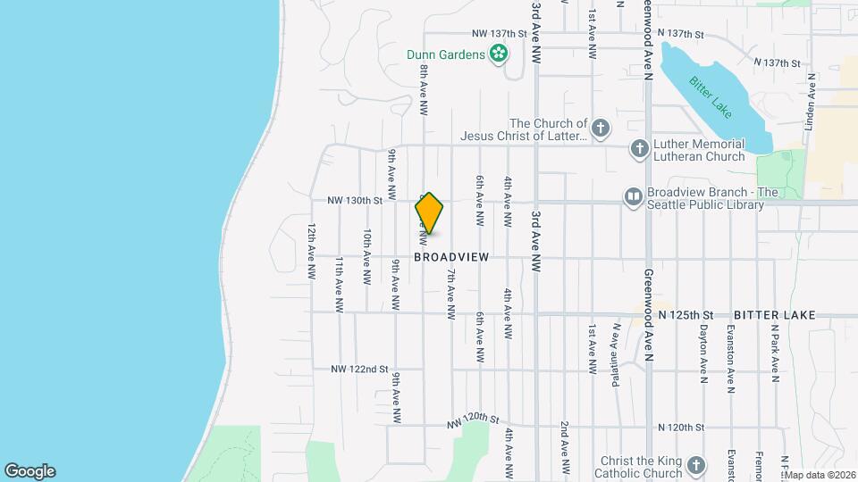 12716 8th Ave NW Map and Location Details