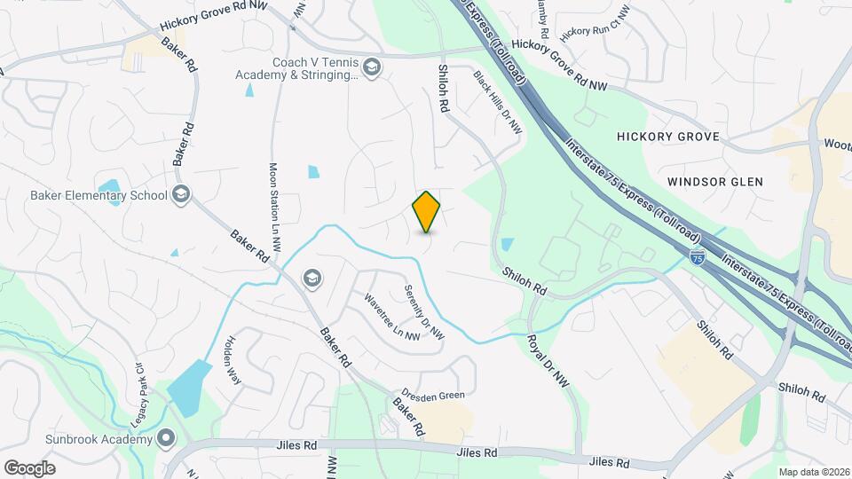 4113 Glenaire Way NW Map and Location Details