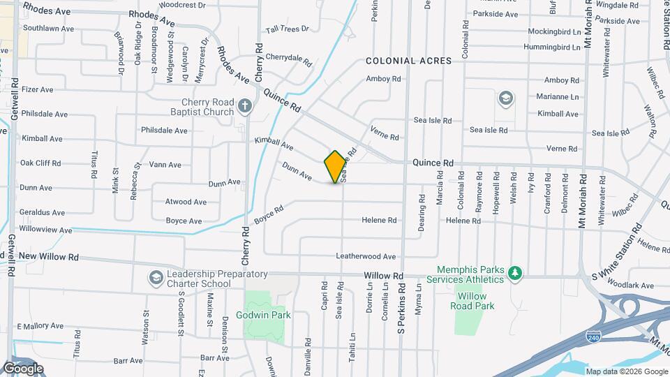 4525 Dunn Ave Mapa y Detalles de la Ubicación