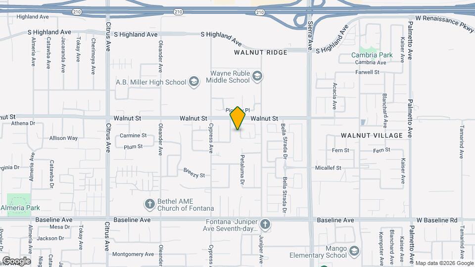 6966 Madison Ln Map and Location Details