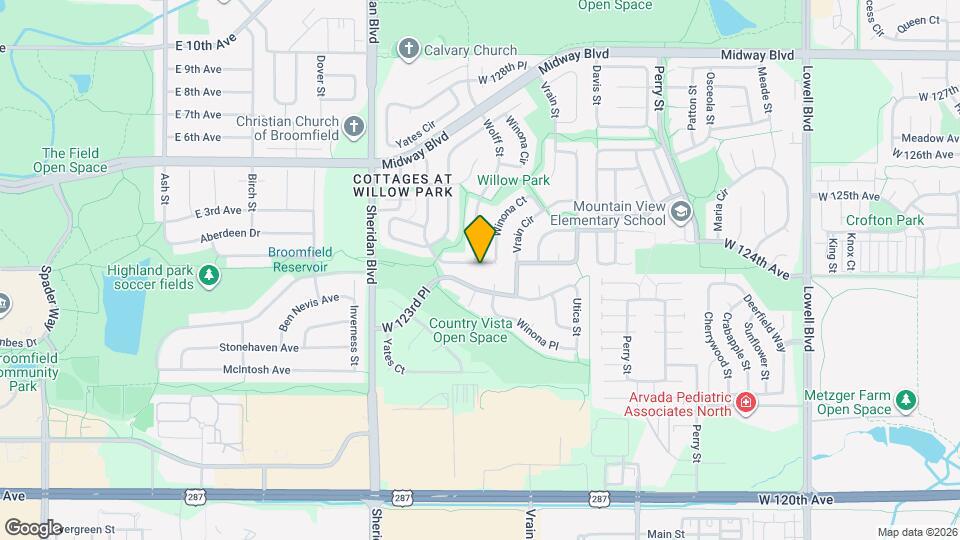 4780 W 125th Ave Map and Location Details