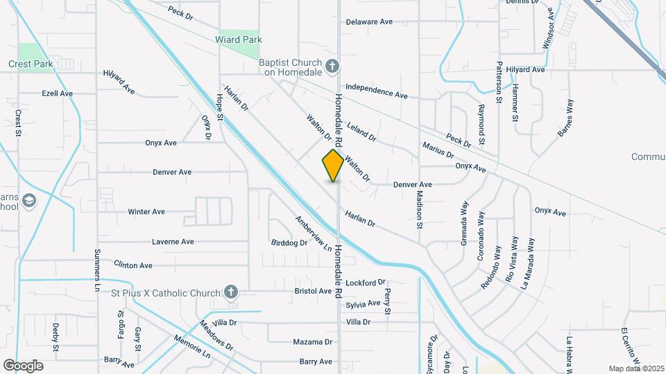 3630 Homedale Rd Map and Location Details