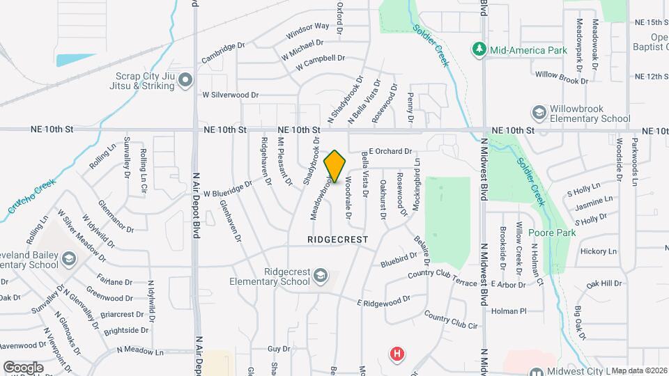 3508 Meadowbrook Dr Map and Location Details