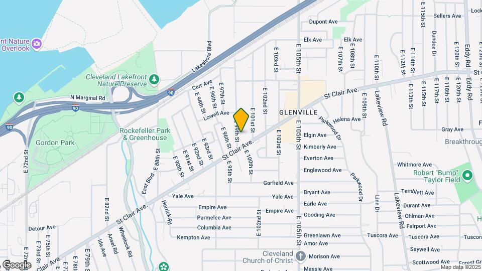 727 E 99th St Map and Location Details
