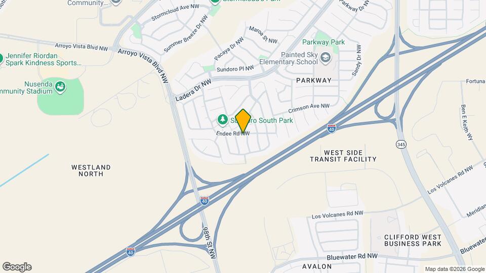 9404 Endee Rd NW Mapa y Detalles de la Ubicación