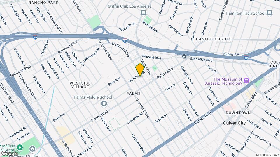 3415 Mentone Ave Mapa y Detalles de la Ubicación