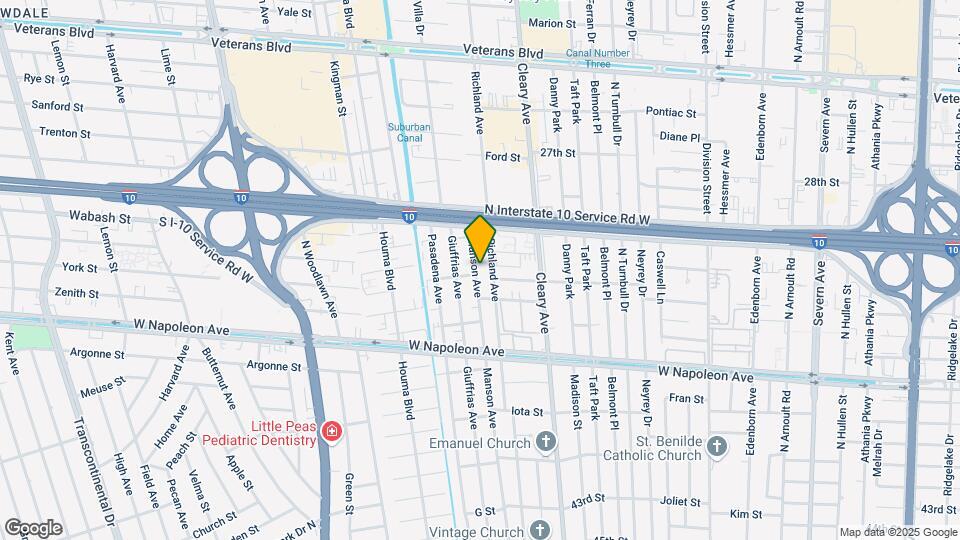 2401 Manson Ave Map and Location Details