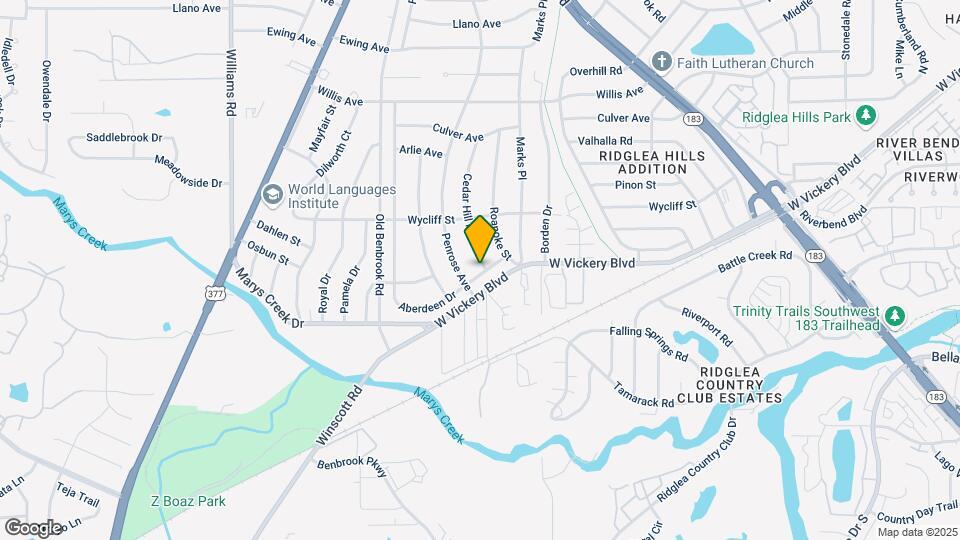 5048 Cedar Hill Rd Map and Location Details