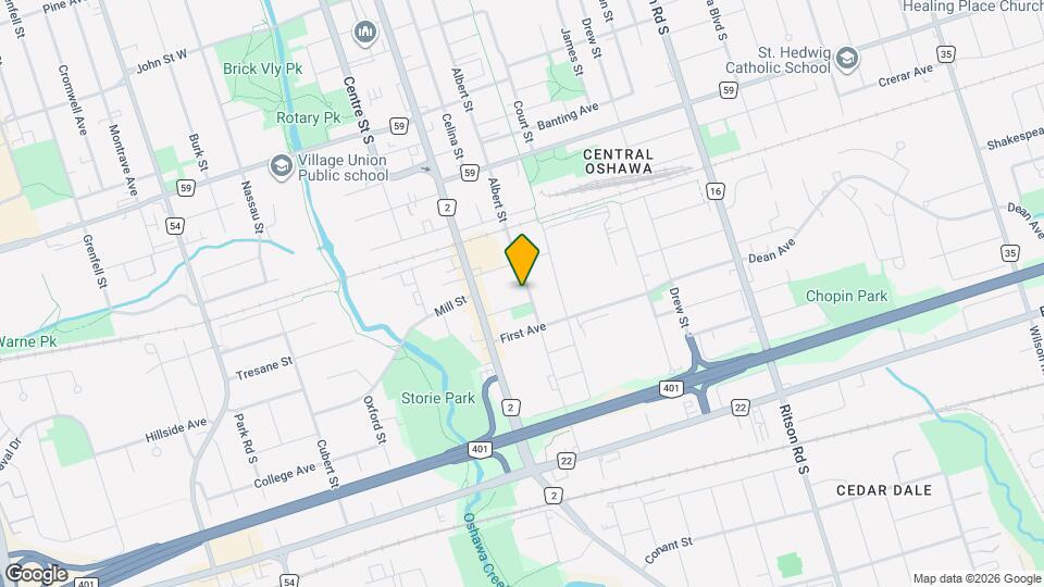 476 Albert St Map and Location Details