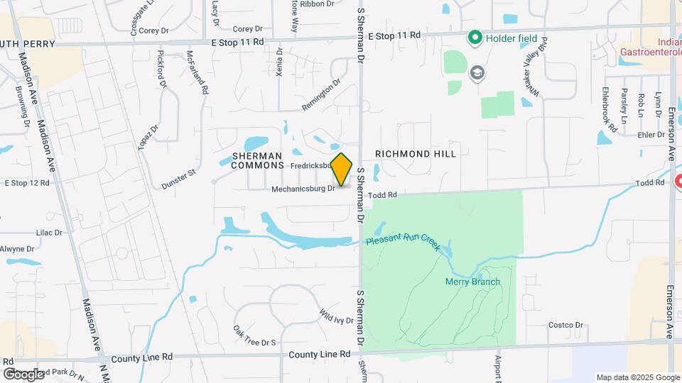 3713 Mechanicsburg Dr Mapa y Detalles de la Ubicación