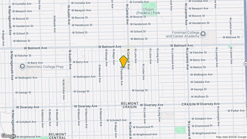 3025 N Parkside Ave, Unit 1 Map and Location Details