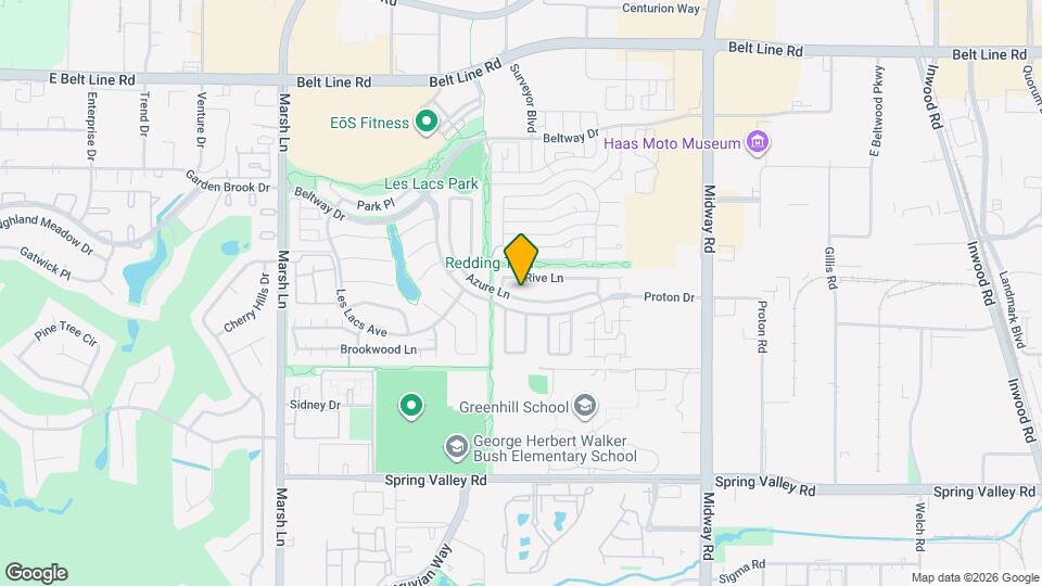 4011 Azure Ln Map and Location Details