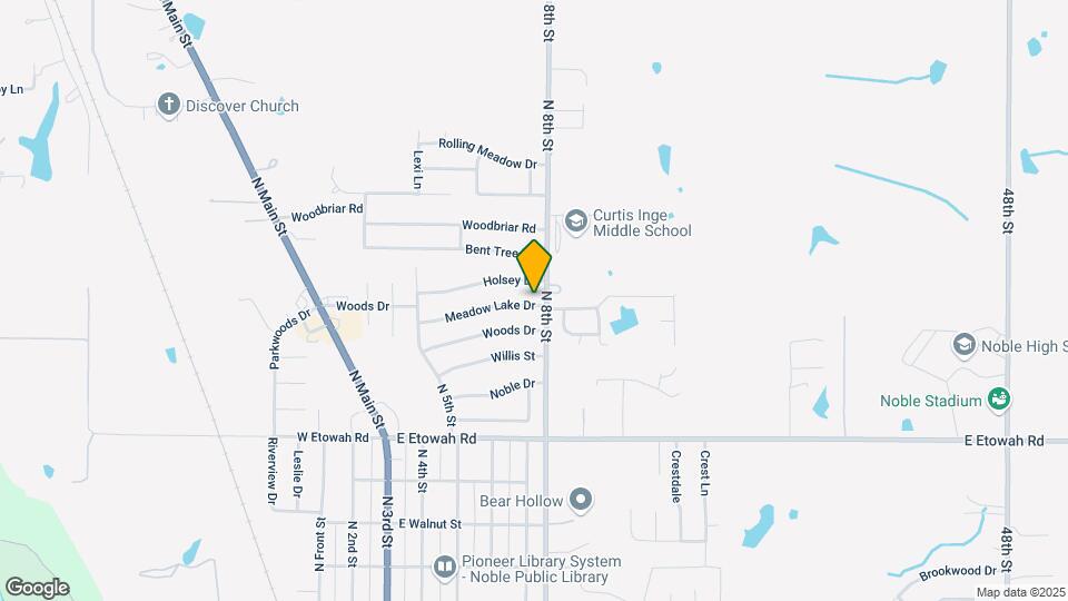 711 Meadow Lake Dr Map and Location Details