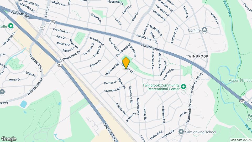 1212 Parrish Dr Mapa y Detalles de la Ubicación