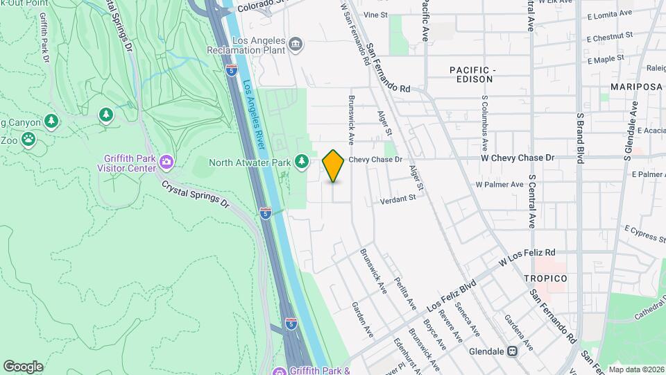 4326 Edenhurst Ave Map and Location Details