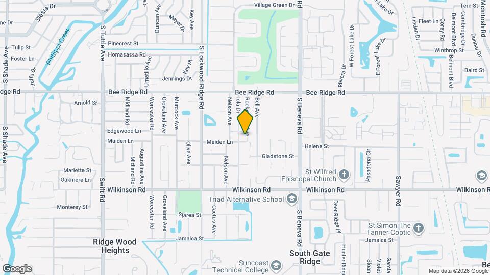 4114 Rockefeller Ave Map and Location Details