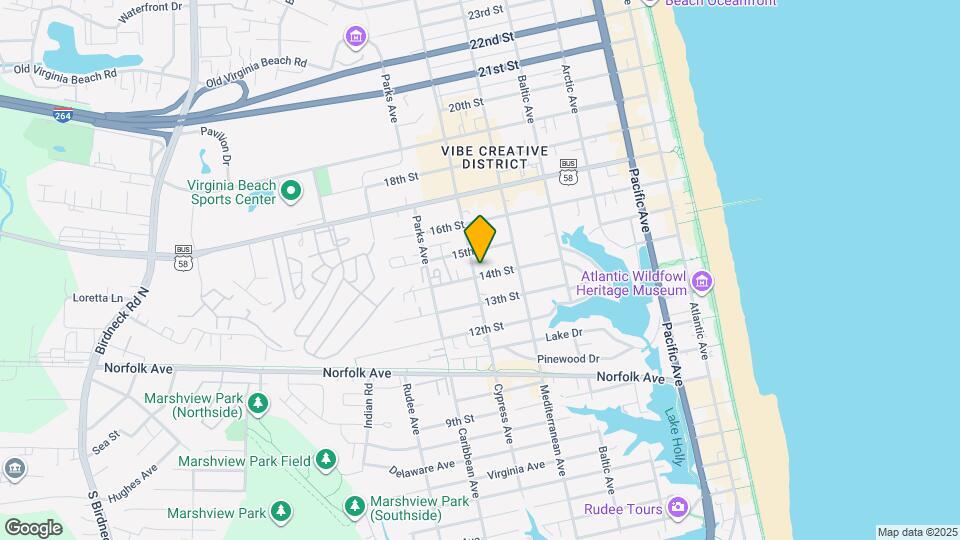 1405 Cypress Ave Map and Location Details