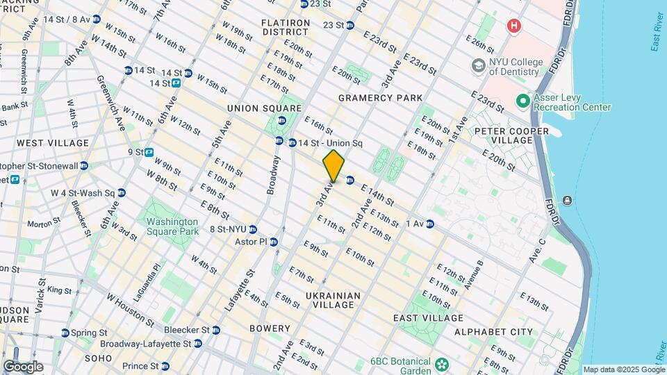 105-107 Third Ave Mapa y Detalles de la Ubicación