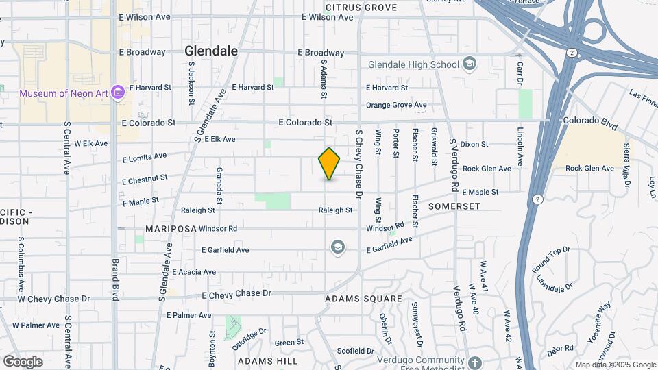 612-614 S Adams St Mapa y Detalles de la Ubicación