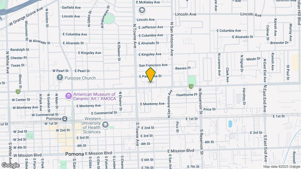 563 E Holt Ave Mapa y Detalles de la Ubicación
