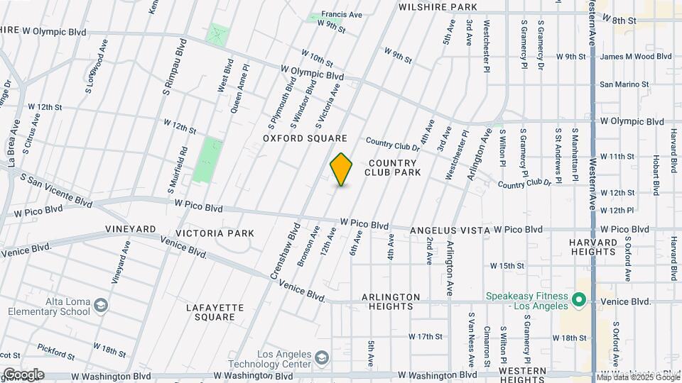 1218 Bronson Ave Map and Location Details