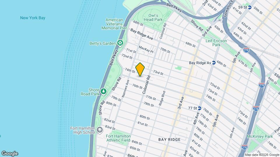 65 Bay Ridge Pkwy Map and Location Details
